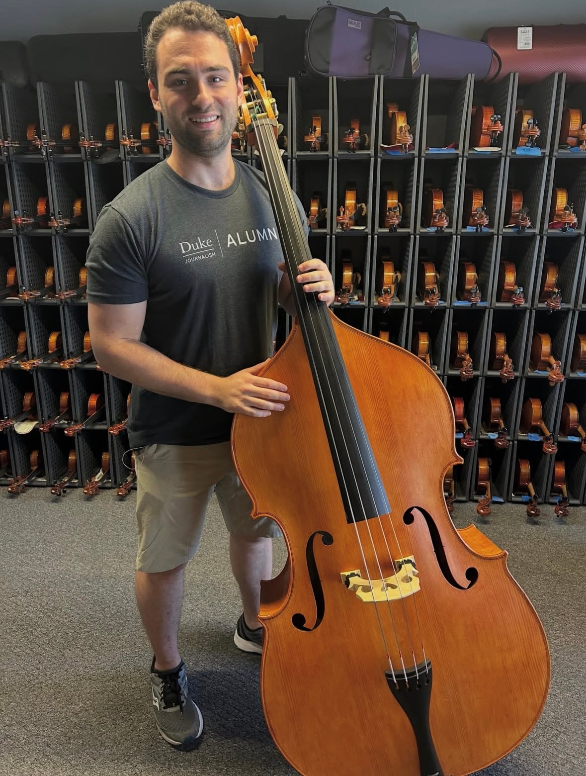 Bass instruments available for rental