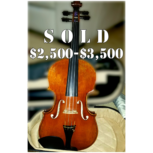 Wilhelm Klier Violin; $2500-$3500 range; SOLD