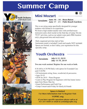 Summer Camp: Mini-Mozart / Youth Orchestra