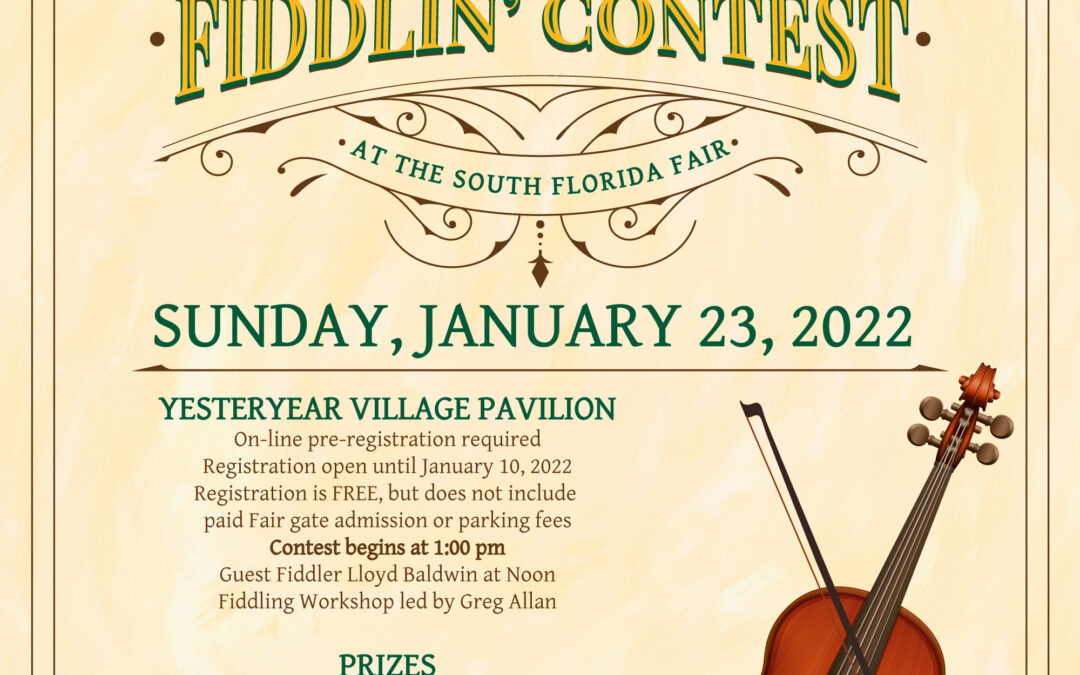 1st Annual South Florida Fiddle Contest 2022