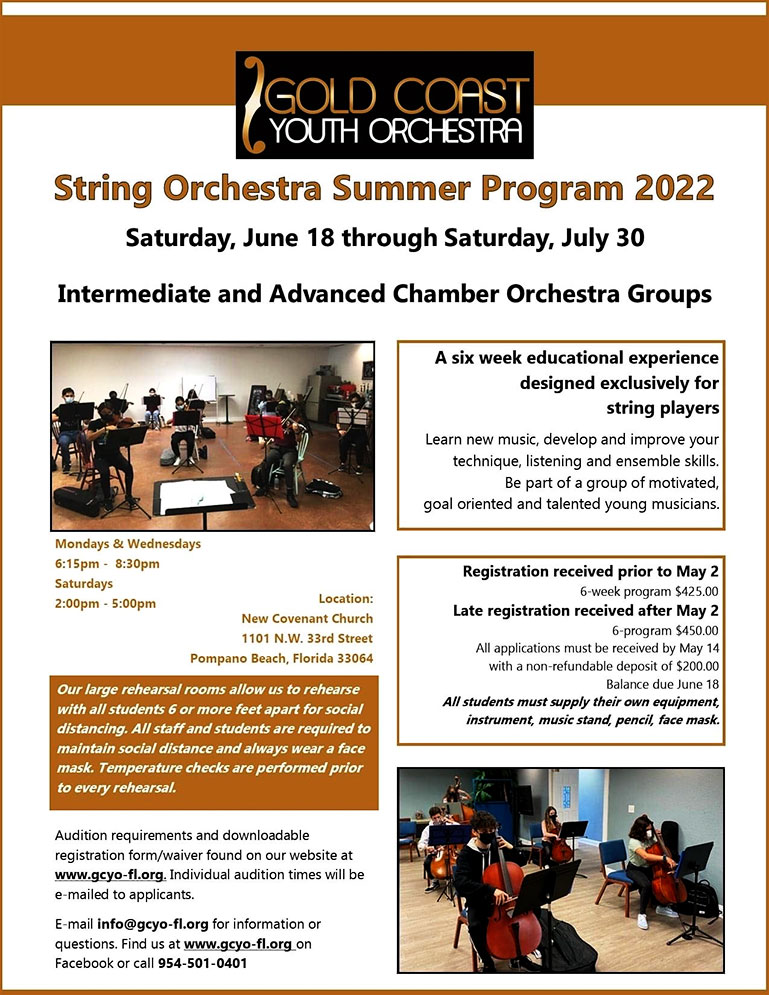 Gold Coast Youth Orchestra-2022-full program