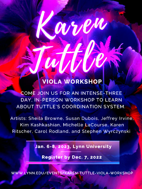 Karren Tuttle – Viola Workshop 2023