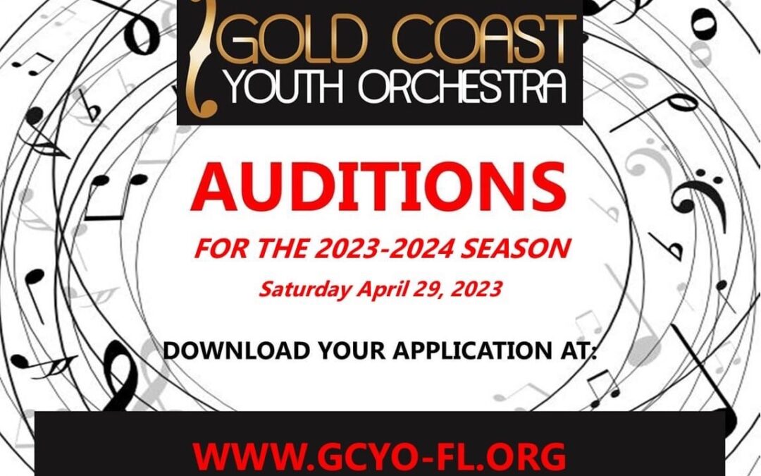 Gold Coast Orchestra  Auditions 2023-24