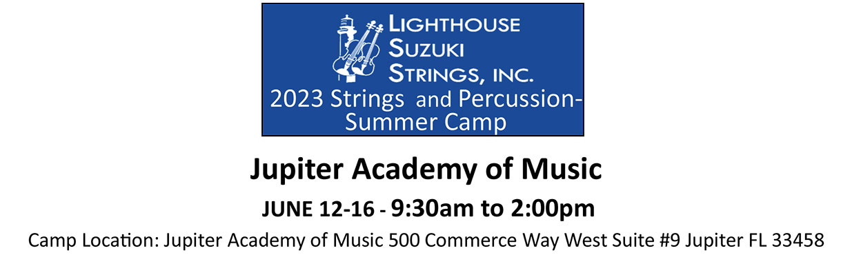 Jupiter Music Academy June 12-16 2023