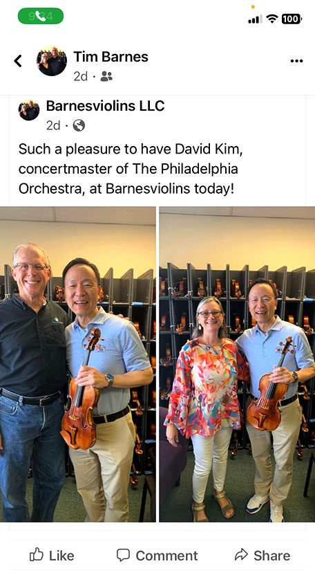 David Kim - Concertmaster: Philadelphia Orchestra