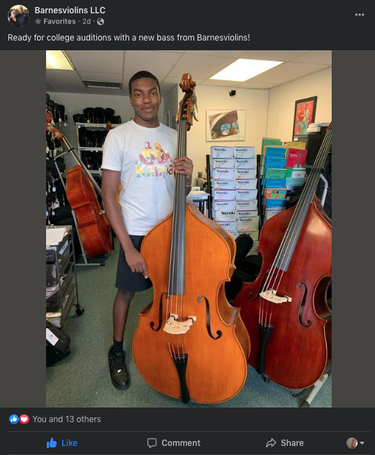 A Bass for College from Barnesviolins