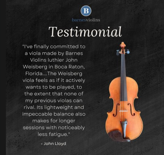 John Lloyd-Testimonial-Barnesviolins