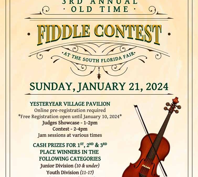 Fiddle Contest at South Florida Fair 2024