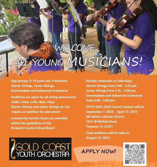 GCYO Young Musicians 2024 – 2025