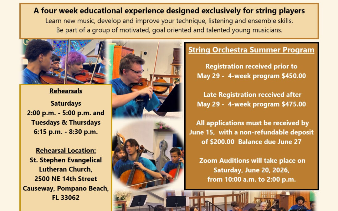 Gold Coast Youth Orchestra Summer Camp 2026