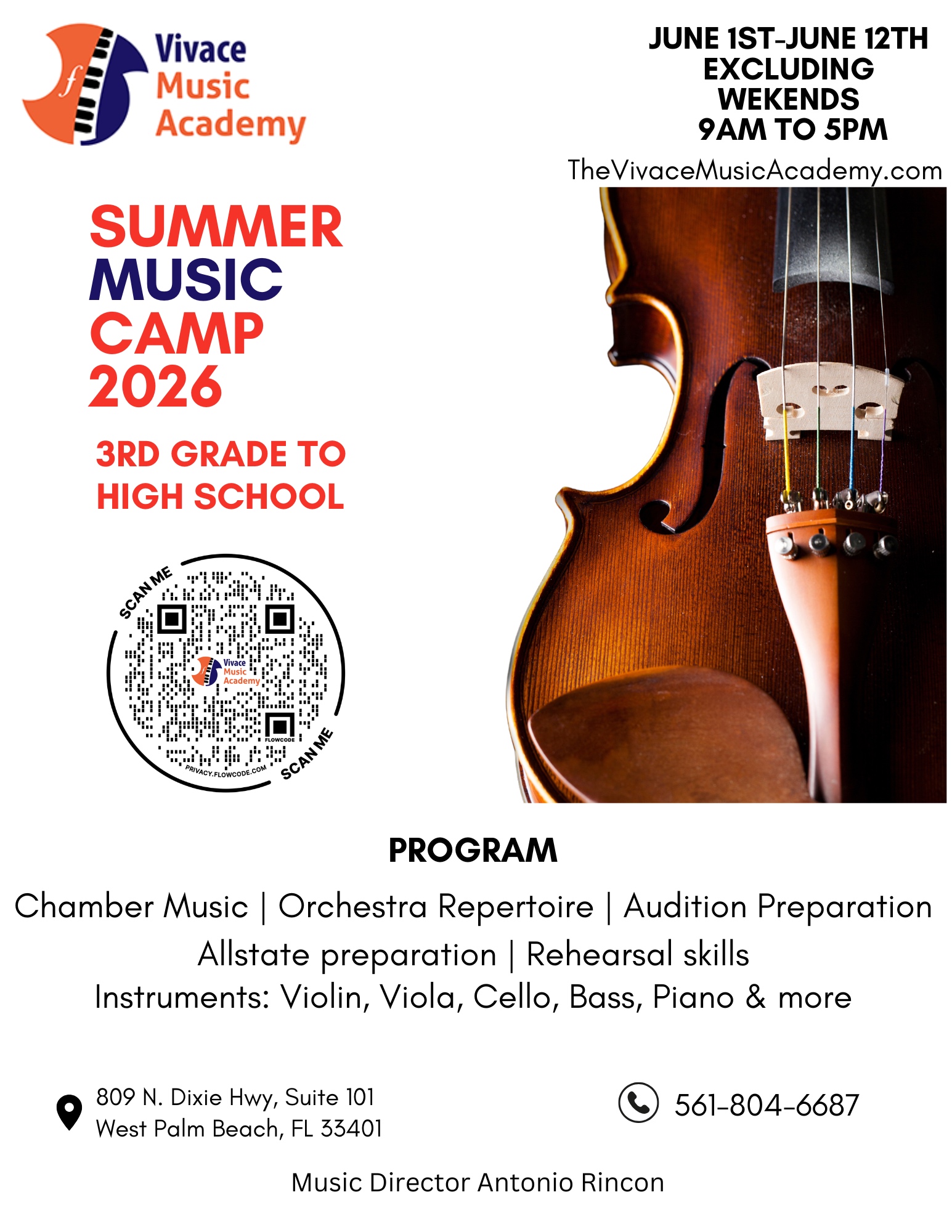 Vivace Music Academy – Summer Camp 2026